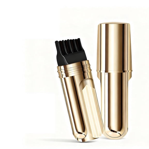 2-in-1 Convenient Hair Dye Comb For Gray Hair, Instant Root Touch Up Stick with Comb, Waterproof Sweat-Proof Travel Applicator, Coloring Brush for Women & Men (Natural Black)