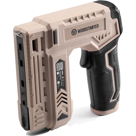 WOODSTARTER 2-in-1 Cordless Electric Staple Gun - 4V Rechargeable, Versatile for Multiple Scenarios
