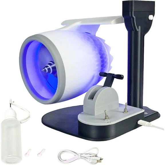 2 in 1 Creative Turbo Jet Desktop Fan With Humidifier, Airplane Engine Design, Adjustable Speed Turbine