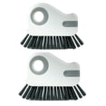 thumbnail image 1 of 2-in-1 Crevice Cleaning Brush with Scraper, Hard to Reach Cleaning Tool for Window Tracks, Door Grooves, and Narrow Corners, Multi-Purpose Household Cleaning Brush, 1 of 6