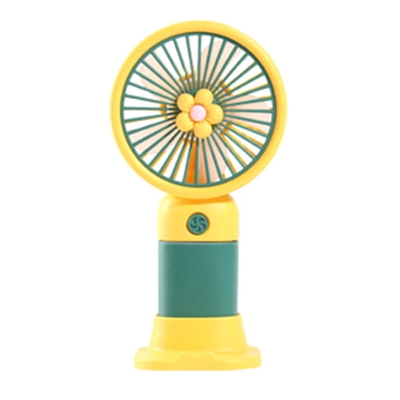 2-in-1 Cute Fan Phone Stand, Portable with Strong Airflow & Stable Support for Summer Cooling & Movie Watching C