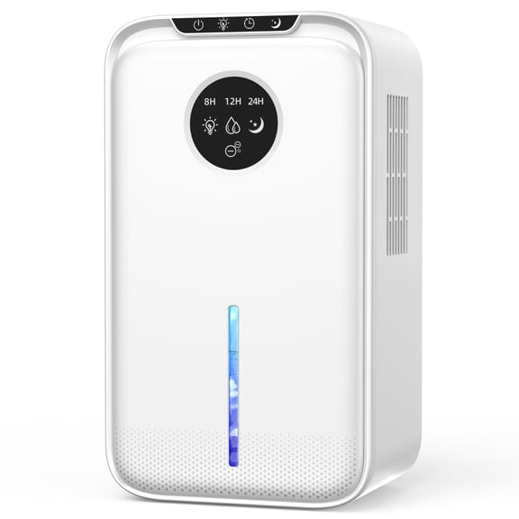 2-in-1 Dehumidifier with Negative Ion Purification, 7-Color Light & Sleep Mode
