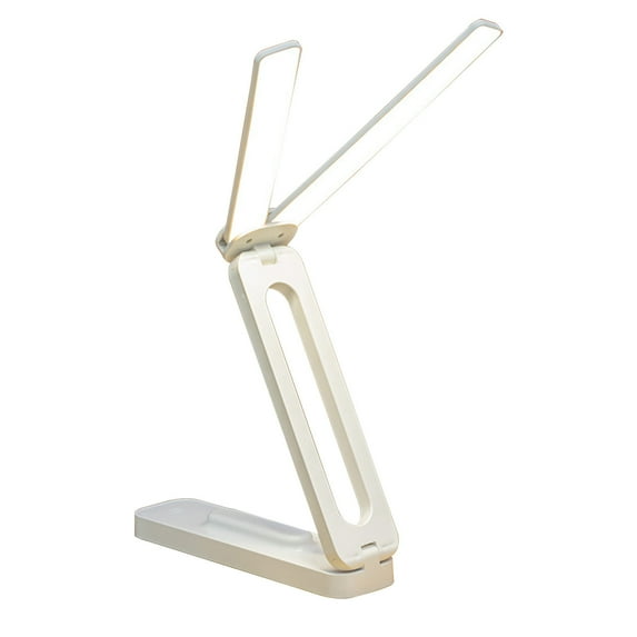 Mouliraty 2-in-1 Desk Lamp, Desk Light With Flexible Arm,3 Color Modes Dimmable Double Head Desk Lamps For Home Office Workbench Reading