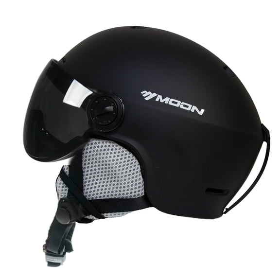 2-in-1 Detachable Wind Shield Ski Helmet Anti-Fog Anti-UV Integrated Ski Goggles Snowboarding