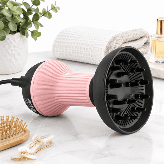 2-in-1 Diffuser Curly Hair Dryer with Ionic Ceramic Technology
