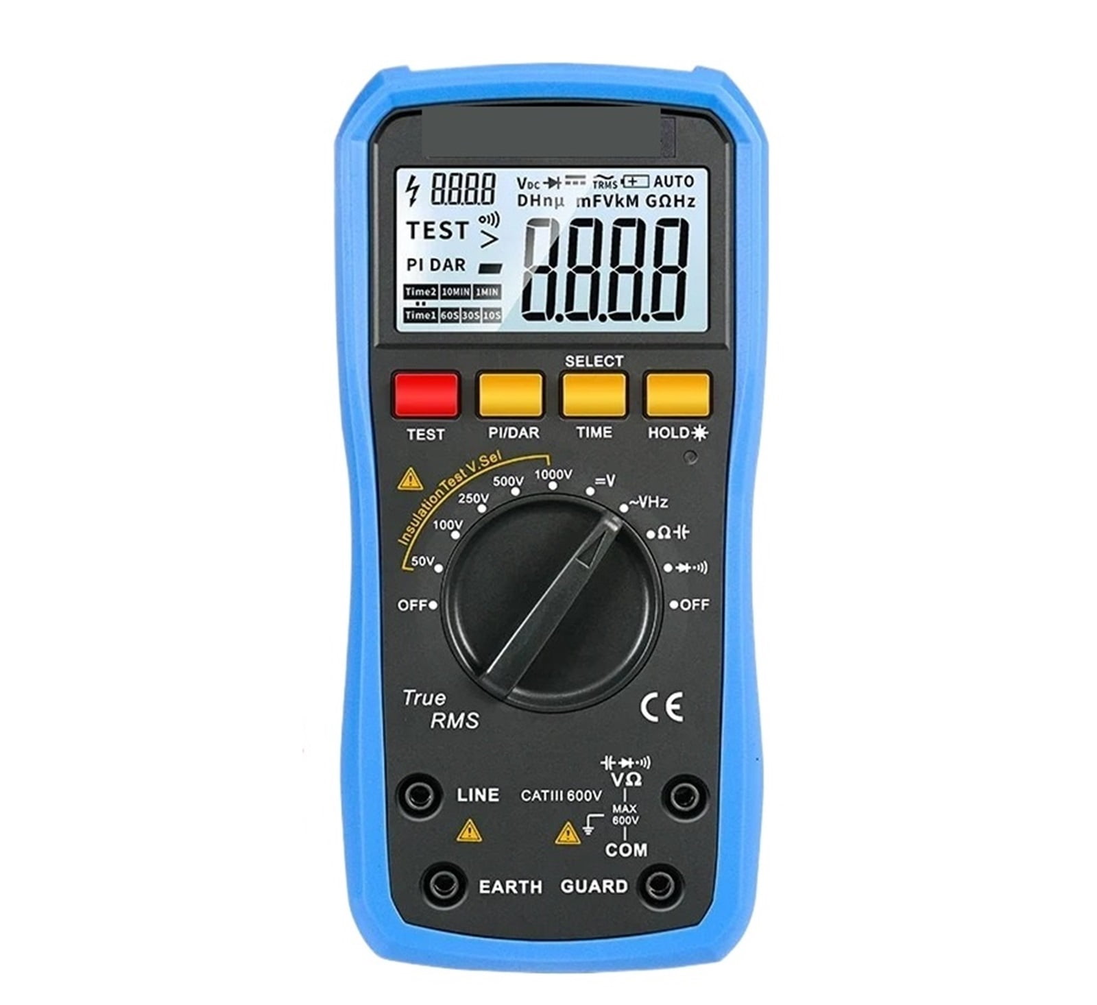 2-in-1 Digital Multimeter Insulation Resistance Tester 1000V Megohmmeter Voltmeter AC/DC Voltage Resistor Meter ,Battery Test