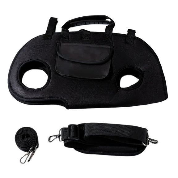 2-in-1 Dog Grooming Hammock & Sling Carrier - Portable Pet Restraint for Nail Trimming, Small Dog Hanging Harness, Adjustable Dog Pouch Carrier for Grooming/Vet Visits/Travel