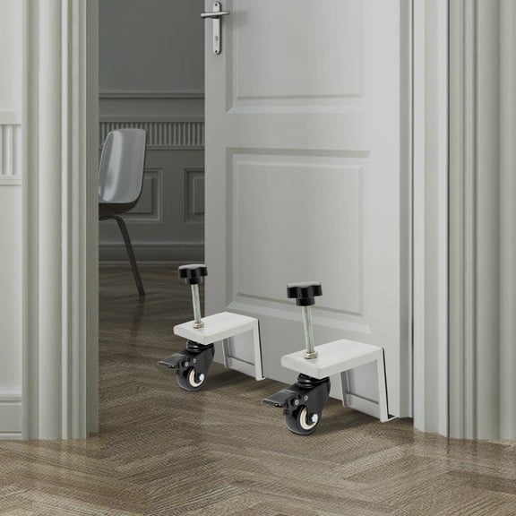 2-in-1 Door Installation Tool 1000lbs 1.375"1.75" Door Dolly & Lifter Set