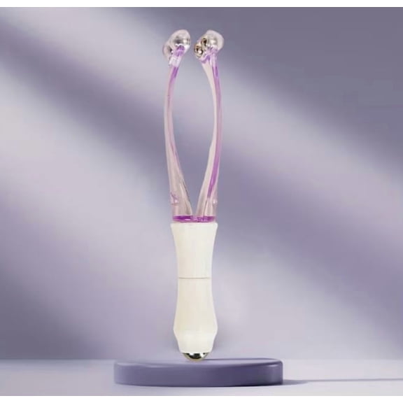2-in-1 Double-Head Acupoint Massager - 360-Degree Rotating Handheld Tool for Ultimate Muscle Relaxation