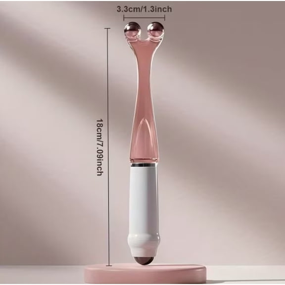 2-in-1 Double-Head Acupoint Massager - 360-Degree Rotating Handheld Tool for Ultimate Relaxation