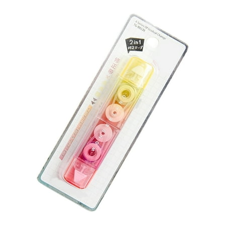 2 in 1 Double Head Correction Tape and Adhesive Roller White Out Tape