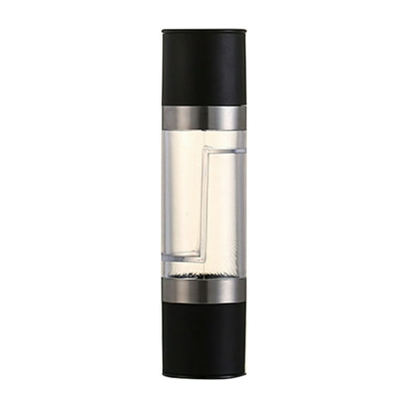 2-in-1 Double Head Pepper Grinder with Adjustable Coarseness, Refillable Manual Spice Mill for Home Cooking and Kitchen Use
