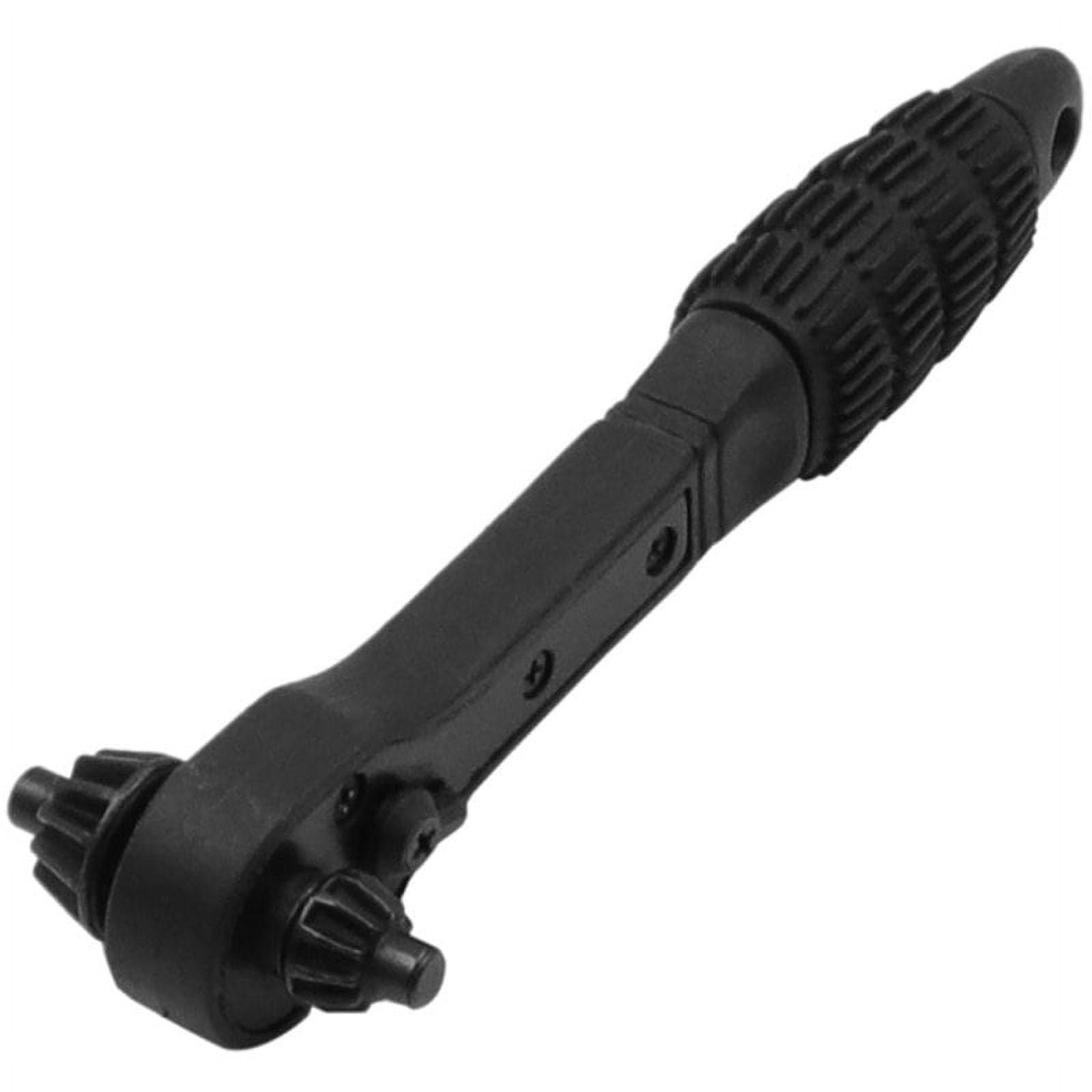 2-in-1 Drill Chuck Ratchet Wrench – Reversible Ratchet Key With 3 Interchangeable Heads For Electric Drills