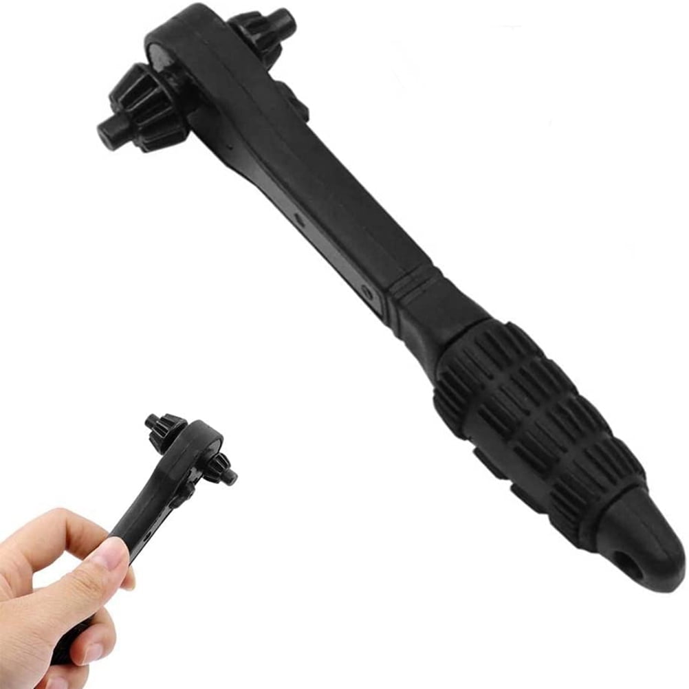 2 in 1 Drill Chuck Ratchet Spanner Steel Drill Chuck Key Drill Chuck Wrench Electric Drill