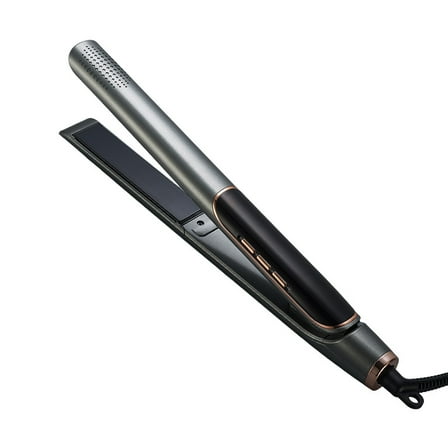 2-in-1 Dual Width Hair Straightener & Curling Iron: Flat Iron for Straightening and Curling Hair (Wide & Narrow Plates)