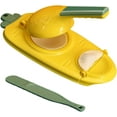 thumbnail image 1 of 2 in 1 Dumpling Maker, 2023 New Manual Dough Presser Dumpling Wrappers Press Wrapper (Yellow), 1 of 5