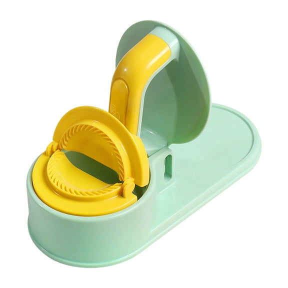 2-in-1 Dumpling Maker - , Reusable & Easy Use - Manual Dough Presser for Home Kitchen