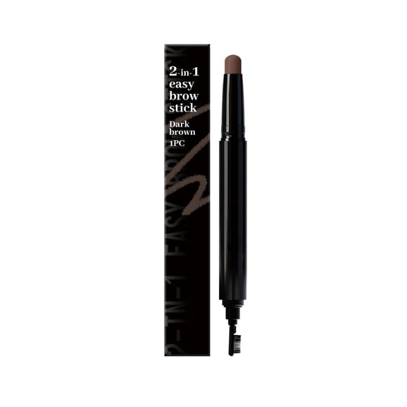2-in-1 Easy Brow Stick - Stop Skipping Brows with This 2-in-1 Easy Brow Stick, Waterproof Eyebrow Pencil for Women, No Smudging, Smooth and Easy to Color