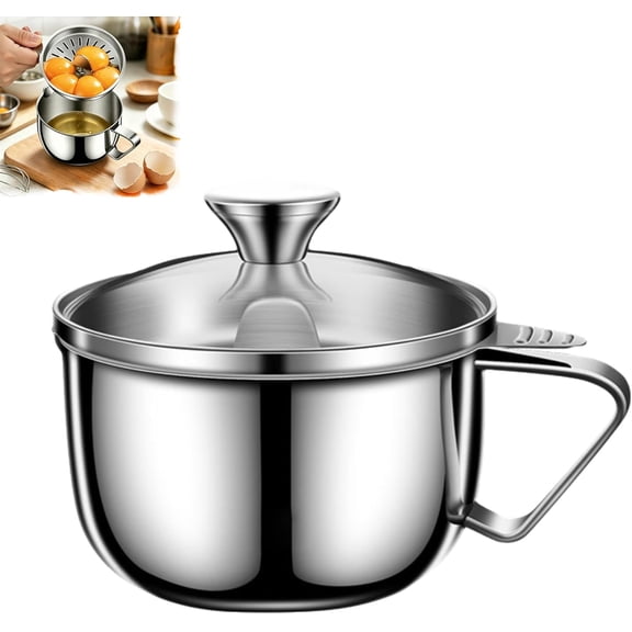 2 in 1 Egg White Separator with Bowl and Lid, Separates Multiple Eggs at Once, Built-in Bowl for Whipping, for Kitchen Cooking Baker Tool