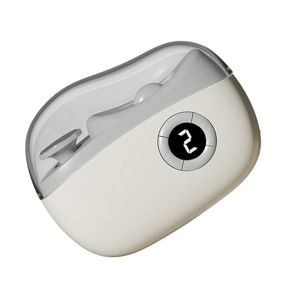 2 in-1 Electric Automatic Nails Clippers with Light 3 Speeds Nails File Rechargeable Electric Fingernail Trimmer