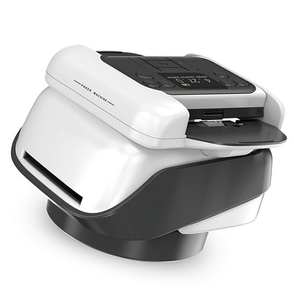 2 in 1 Electric Card shufflers and Dealer Automatic Cards Dealer Machine 360 Degree Rotating Electric Card shufflers