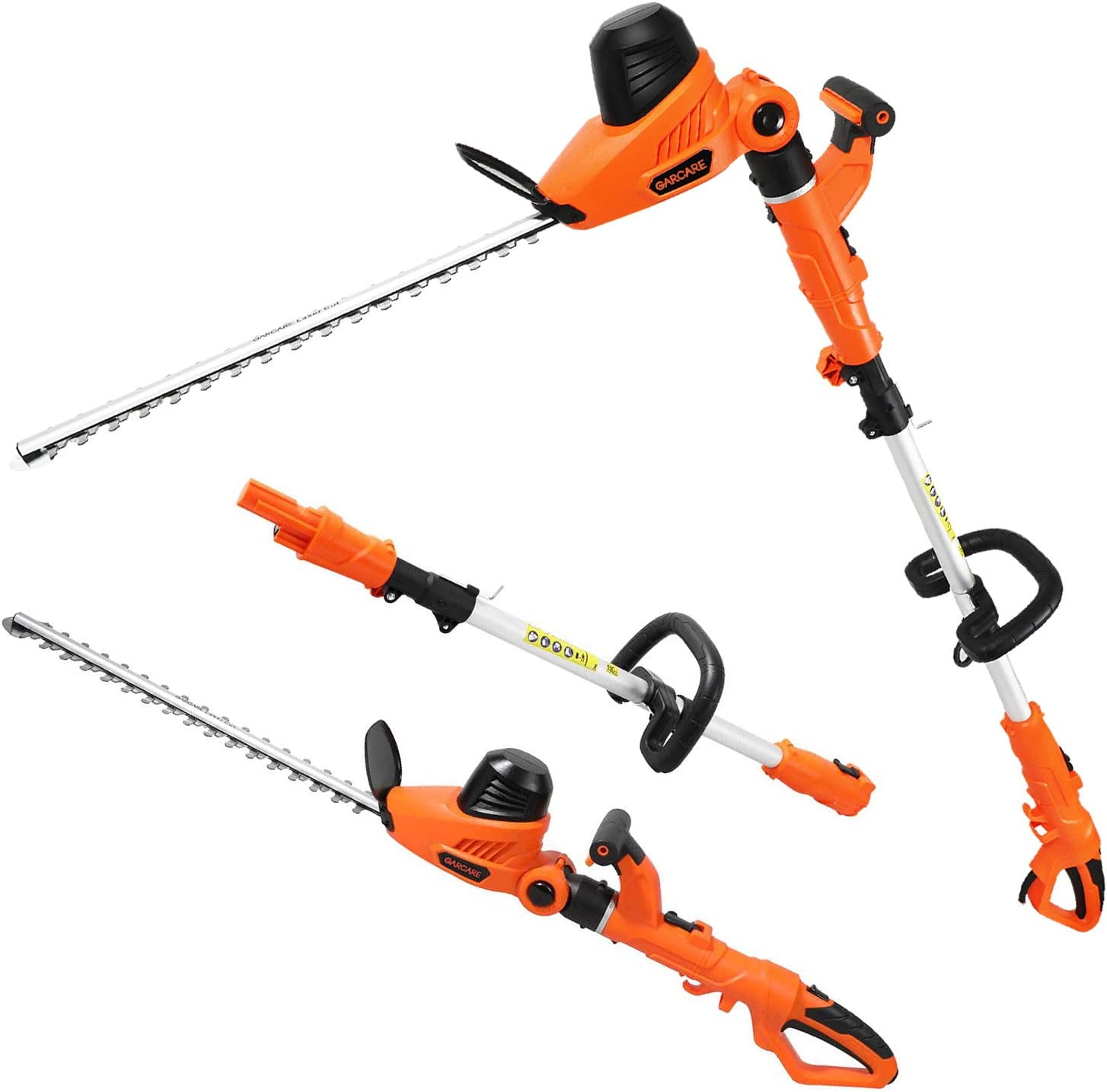 2 in 1 Electric Hedge Trimmer Corded 4.8A Hedge Clippers with 20 inch