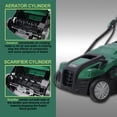 thumbnail image 1 of 2-in-1 Electric Lawn Dethatcher Scarifier 16 Inch Working Width 15 Amp Motor Large 58QT Removable Collection Bag Adjustable Height Folding Design, 1 of 11