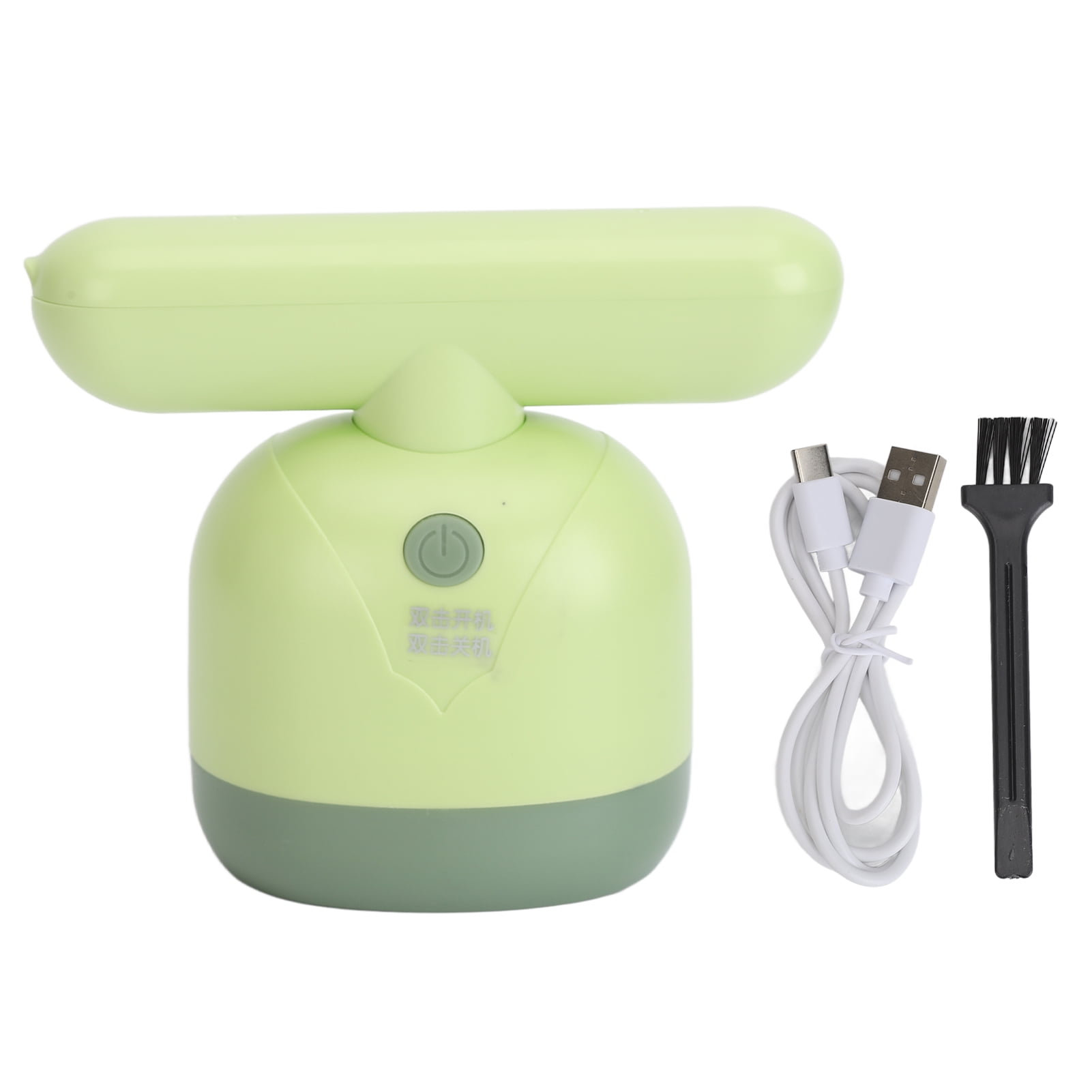 2 in 1 Electric Lint Shaver Sticky Roller Rotating Handle 1000mAh