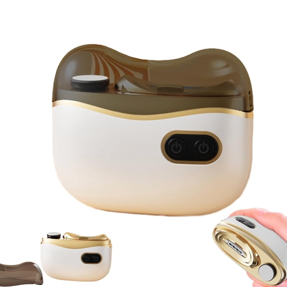 2-in-1 Electric Nail Clipper & Polisher, Automatic Nail Trimmer & Grinder, Electric Manicure Pedicure for Adults and Kids, Safe and Easy Nail Care Tool for Home Use