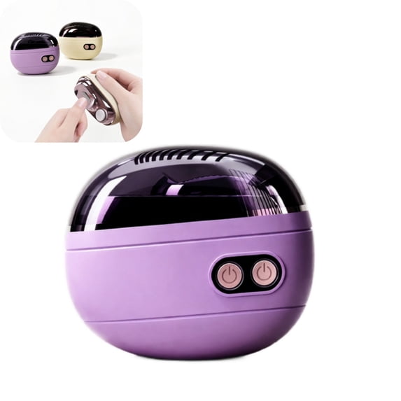 2‑in‑1 Electric Nail Clipper and Nail Grinder, Safe Anti‑Pinching Manicure Trimmer for Baby Kids Adults Seniors Home Use