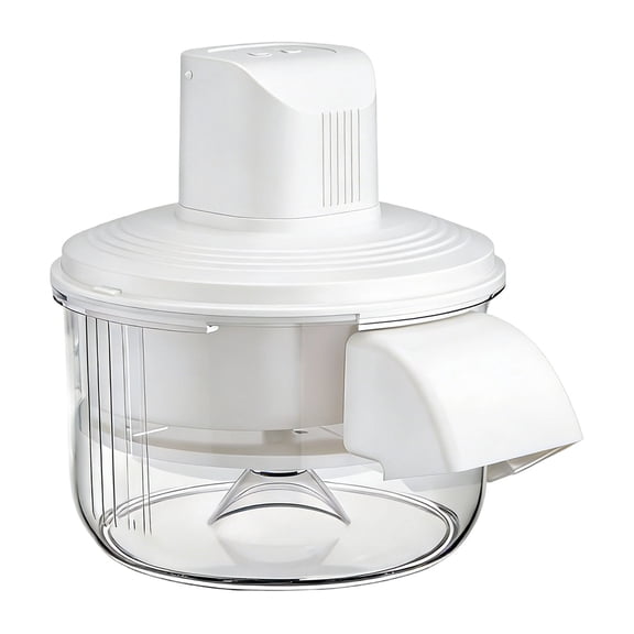 2-in-1 Electric Potato Tomato Garlic Peeler Machine, Fully-automatic Potato Peeler, Potato Peeling Machine, Fast-peeling. Convenient & Efficient, 1Pc, Durable & Easy to Clean(White,11.5x11.5x11")