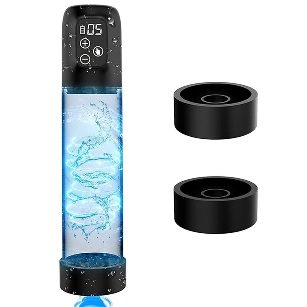 2in1 Electric SPA Penis Vacuum Pump Male Automatic Cock Enlargement Enhancer Growth with 5