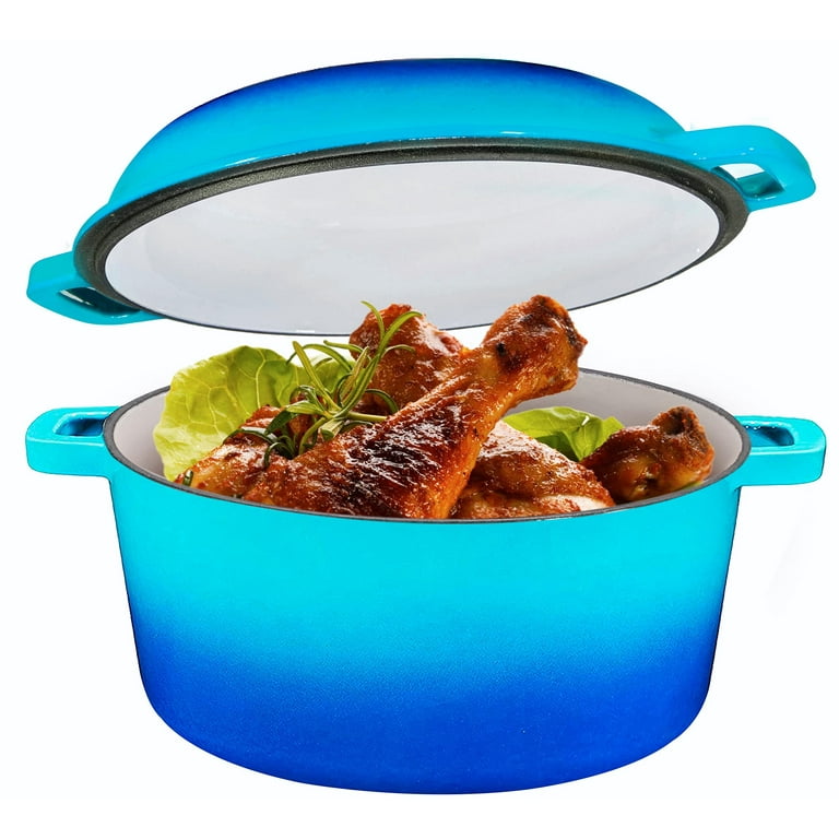 https://i5.walmartimages.com/seo/2-in-1-Enameled-Cast-Iron-Double-Dutch-Oven-Skillet-Lid-5-Quart-Induction-Electric-Gas-In-Oven-Compatible-Caribbean_e704a619-0994-4916-a708-0b3abfb9505a.ae973ad0d18494cbd45d98780def237d.jpeg?odnHeight=768&odnWidth=768&odnBg=FFFFFF