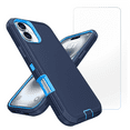 thumbnail image 1 of 2-in-1 Entronix Bundle designed for iPhone 17, Heavy Duty Case and Tempered Glass, 1 of 8