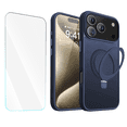 thumbnail image 1 of 2-in-1 Entronix Bundle designed for iPhone 17 Pro Max, Heavy Duty Clear Magnetic Case and Tempered Glass, 1 of 9