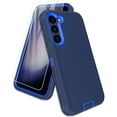 thumbnail image 1 of Entronix 2-in-1 Heavy Duty Case Compatible with Galaxy S25 Plus with Screen Protector, Navy Blue, 1 of 8