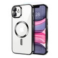 thumbnail image 1 of 2-in-1 Entronix Bundle for iPhone 11, Magnetic Clear Case 1 Screen Protector, Black, 1 of 8
