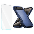thumbnail image 1 of 2-in-1 Entronix Bundle for iPhone 17 Air. Heavy Duty Phone Case, 1 Screen Protector, Navy, 1 of 8
