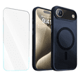 thumbnail image 1 of Entronix 2-in-1 Magnetic Matte Case Compatible with iPhone 17 Air with Screen Protector, Blue, 1 of 7