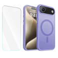 thumbnail image 1 of 2-in-1 Entronix Bundle for iPhone 17 Air, Magnetic Sturdy Matte Case 1 Screen Protector, Purple, 1 of 8