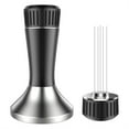 2 in 1 Espresso Stirrer Coffee Distribution Tool Coffee Tamper and