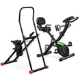 thumbnail image 1 of 2-in-1 Exercise Bike & Stair Climber Combo,Compact Folding Cardio Exercise Machine for Home Gym Use,Stationary Bike Stair Stepper for Full Body Workout, 1 of 14