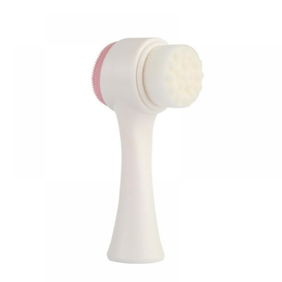 2-in-1 Facial Cleansing Brush And Massage Roller Set (Random Color)