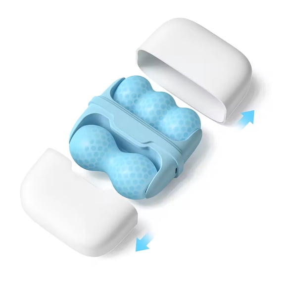 2-in-1 Facial Ice Roller Cold Massage Roller for Puffiness, Eye Relief & Migraine Relief | Dual-Head Cooling Face Roller