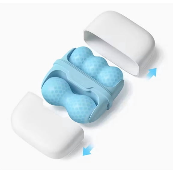 2-in-1 Facial Ice Roller for Cold Therapy & Eye Puffiness Relief Soothing Massage Tool for Migraine & Sinus Discomfort
