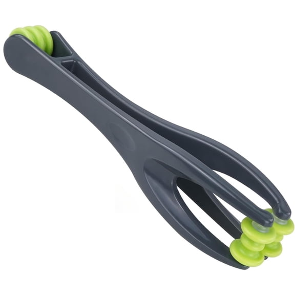 2-in-1 Finger & Hand Massager Roller and 5 Pcs Acupressure Massage Rings for Finger Hand Massage, for Circulation, Stress, Arthritis and Hand Pain Relief,for Hands, Palm & Wrist, Grey