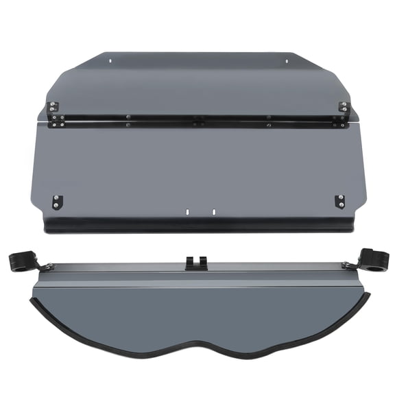 2-in-1 Flip Tinted Windshield Compatible with Can-Am Maverick X3 (2017-2024 Models), Polycarbonate Windshield for Enhanced Visibility