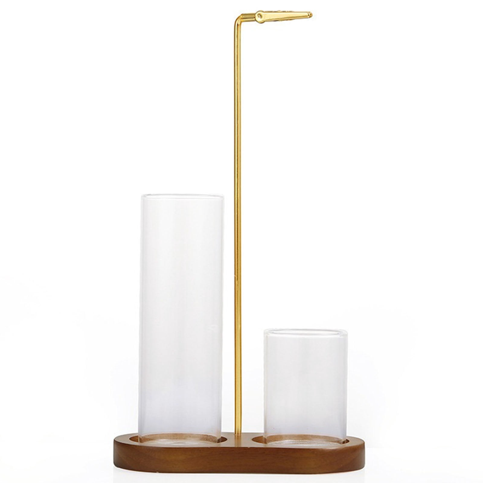 2 in 1 Floating Incense Holder with Storage Glass Tubes and Metal Butterfly Clip