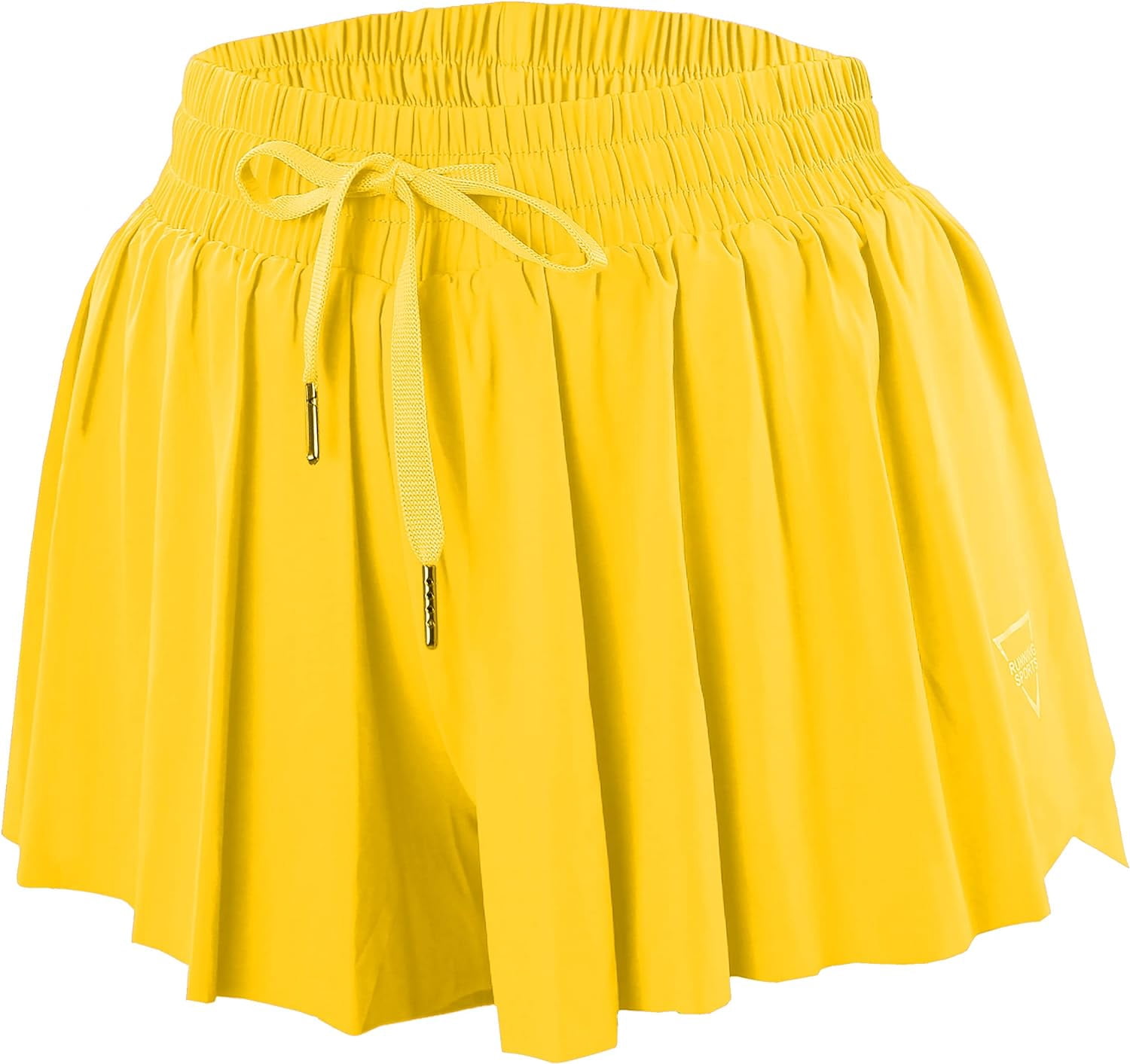Toflowytour Women's Flowy Athletic Shorts - Gym Yoga Running Comfy Spandex Lounge Shorts - View #4