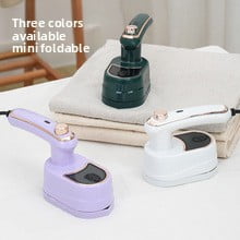 2-in-1 Foldable Handheld Garment Steamer & Iron - Portable, Dry/Wet Steam for Wrinkle Removal, Travel & Home Use, Compact Clothing Care System